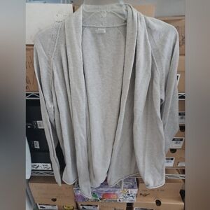 Gapbody Women's Gray Open Front Sweater